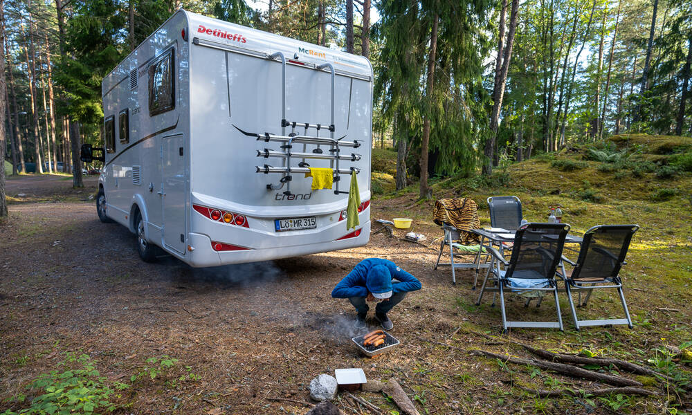 Kamperen in de natuur Camperhuur Zweden