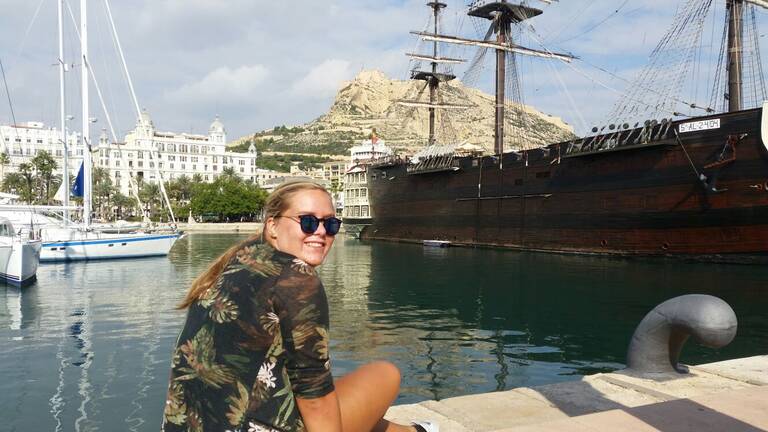Sabine in Alicante Sabine in Spanje, Alicante