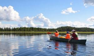 Kanoën in de omgeving van Rovaniemi kano activiteit Rovaniemi