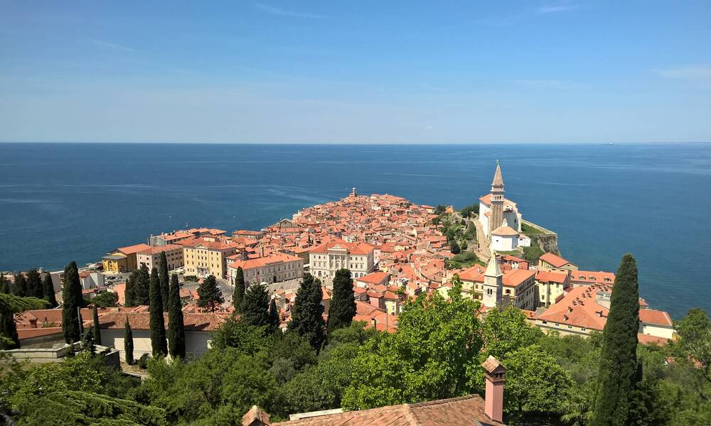 Camperhuur Slovenië, het havenstadje Piran Camperhuur Slovenië